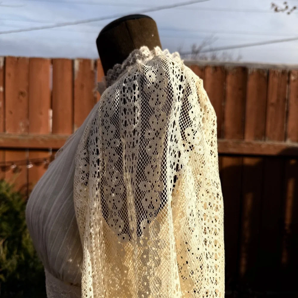 Ethereal ivory prairie/boho maxi dress π€ - Picture 5 of 13